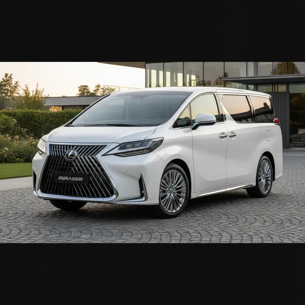 Thiết kế ngoại thất hiện đại và uy nghi của Lexus LM 2026