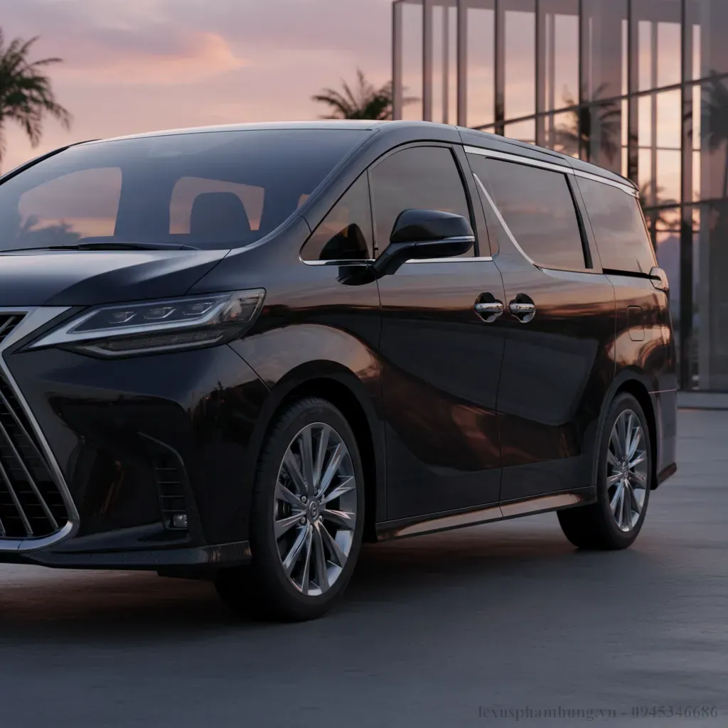 Nâng tầm vẻ ngoài Lexus LM 2026 với ốp gương carbon sang trọng